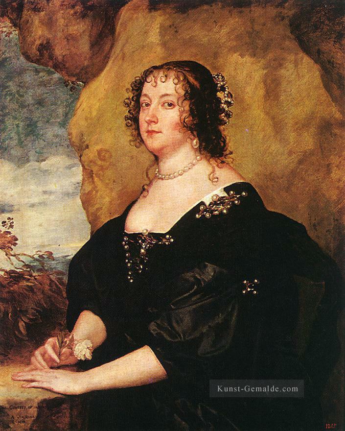 Diana Cecil Gräfin von Oxford Barock Hofmaler Anthony van Dyck Ölgemälde